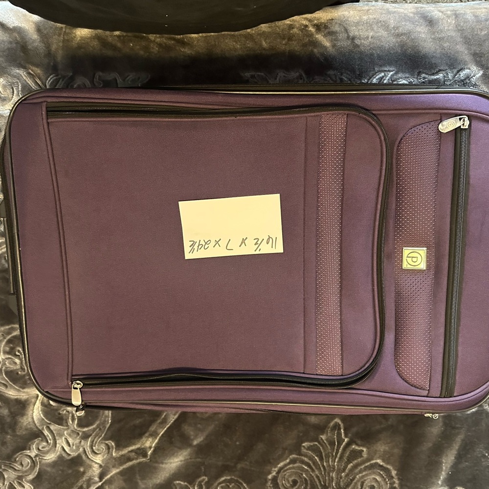 Purple Travel Suitcase